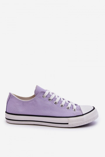 Ténis clássicos baixos femininos em roxo Vegas 2