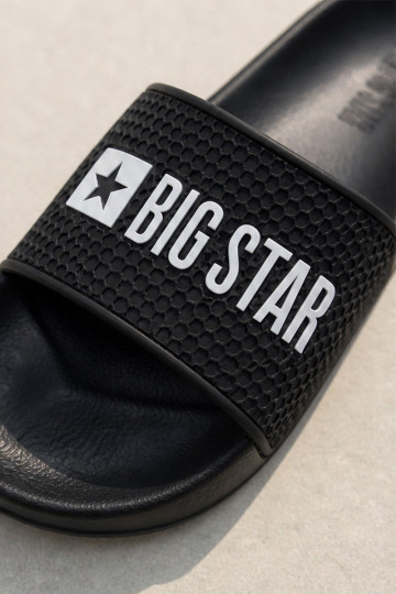Chinelos Big Star JJ174505 cor preta para homens 2