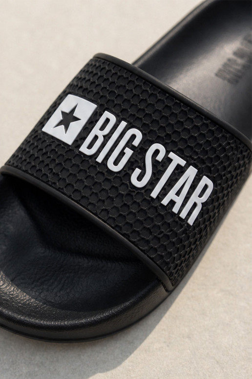 Chinelos Big Star JJ174505 cor preta para homens