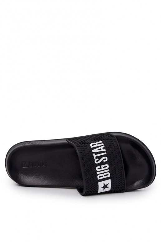 Chinelos Big Star JJ174505 cor preta para homens