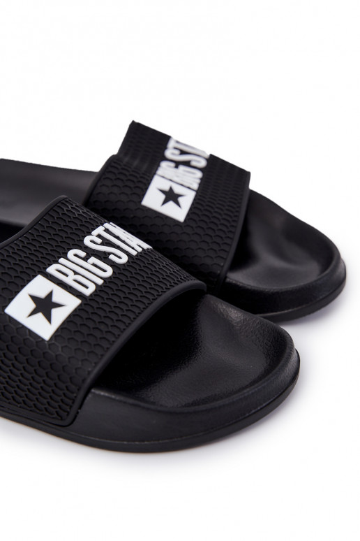Chinelos Big Star JJ174505 cor preta para homens