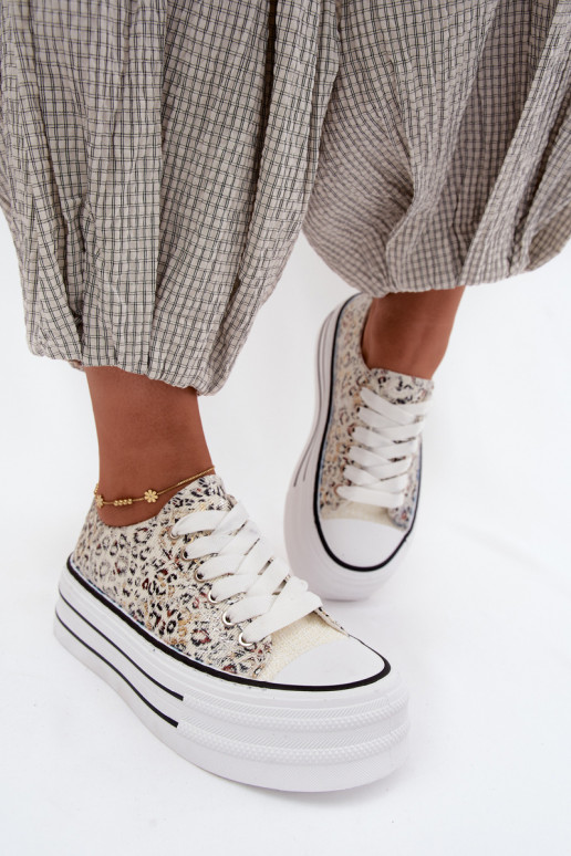 Estampado Sapatos de lazer com uma plataforma Cores diferentes Stilla