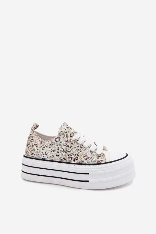 Estampado Sapatos de lazer com uma plataforma Cores diferentes Stilla