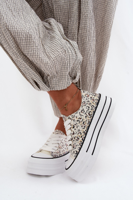Estampado Sapatos de lazer com uma plataforma Cores diferentes Stilla