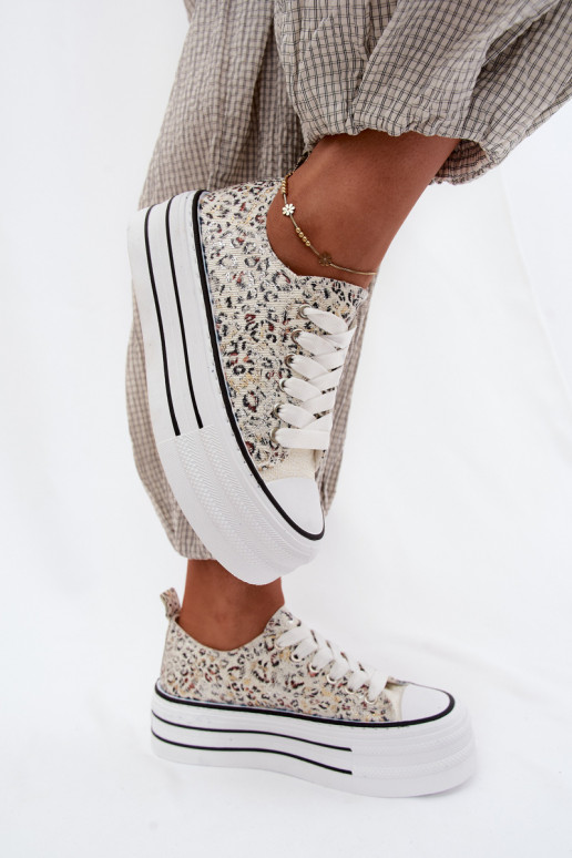 Estampado Sapatos de lazer com uma plataforma Cores diferentes Stilla