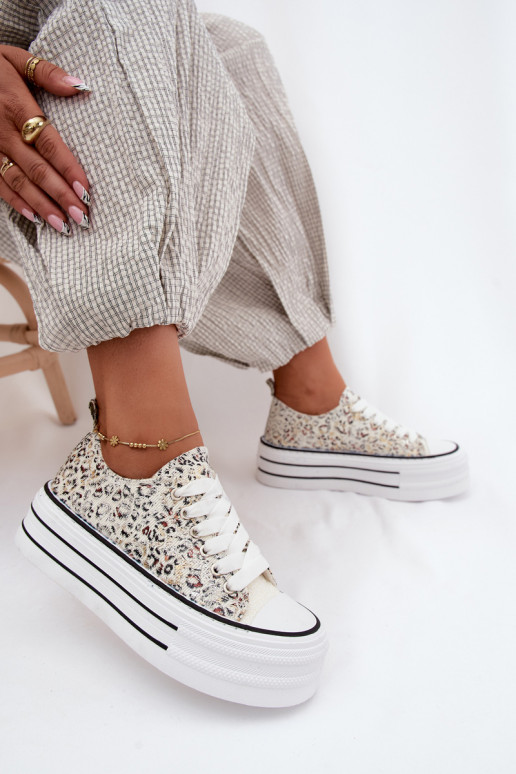 Estampado Sapatos de lazer com uma plataforma Cores diferentes Stilla