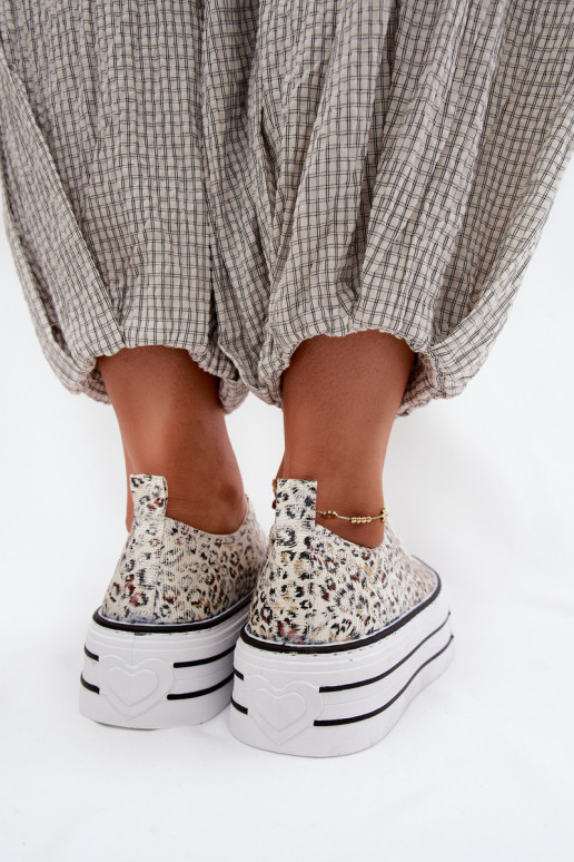 Estampado Sapatos de lazer com uma plataforma Cores diferentes Stilla
