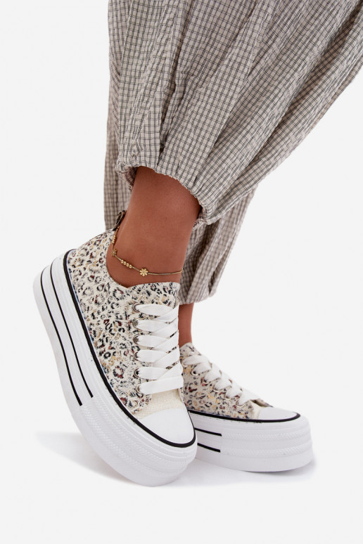 Estampado Sapatos de lazer com uma plataforma Cores diferentes Stilla