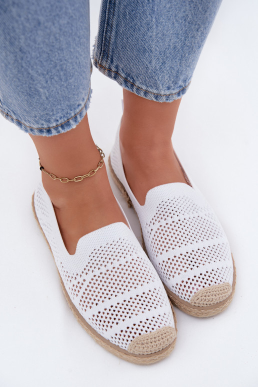 Espadrilhas brancas vazadas Candessa