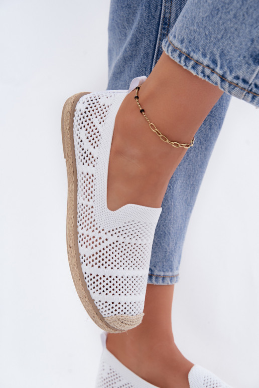 Espadrilhas brancas vazadas Candessa