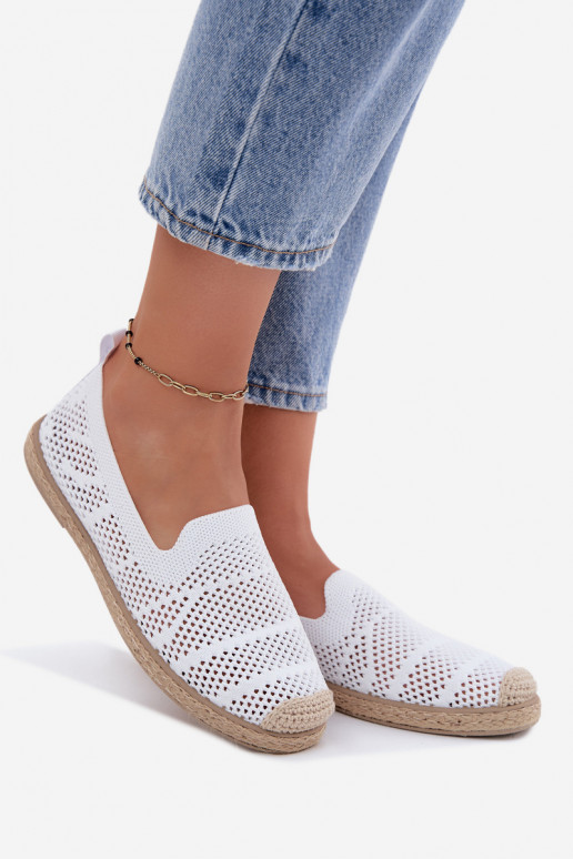 Espadrilhas brancas vazadas Candessa