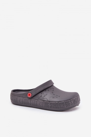 Tamancos leves para homens Big Star II175007 cinza