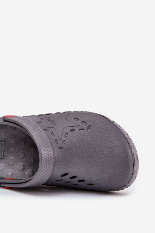 Tamancos leves para homens Big Star II175007 cinza