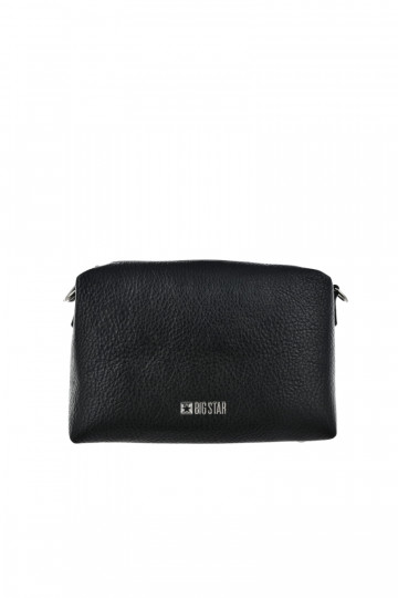 Bolsa pequena preta com alças decoradas Big Star OO574091 2