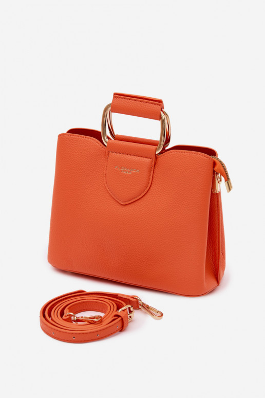 Bolsa laranja em couro sintético Lorielle