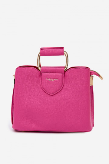 Bolsa rosa em couro sintético Lorielle