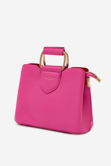 Bolsa rosa em couro sintético Lorielle 2
