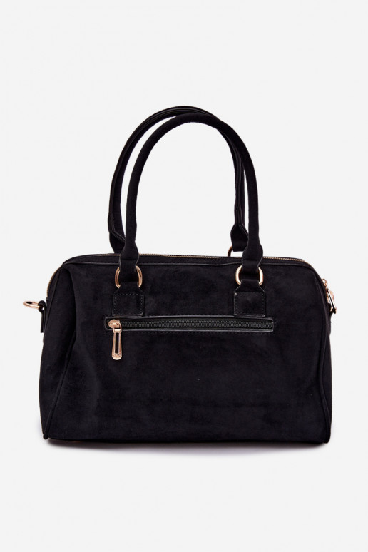 Bolsa preta com tachas douradas Emelle