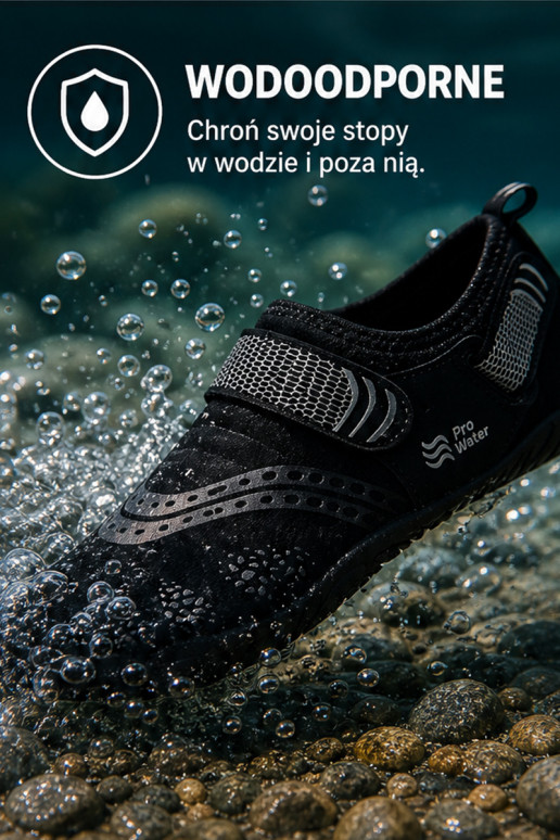 Sapatos impermeáveis masculinos PROINATER PRO-26-48-118M na cor preta