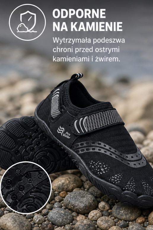 Sapatos impermeáveis masculinos PROINATER PRO-26-48-118M na cor preta