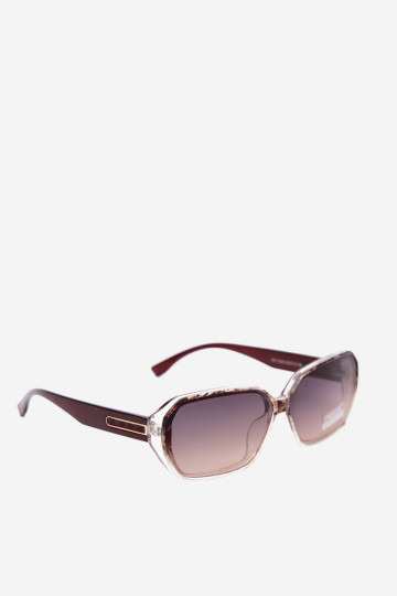 Óculos de sol femininos com filtro UV cor marrom