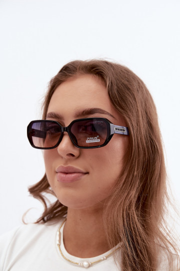 Óculos de sol femininos com filtro UV cor azul escuro 2