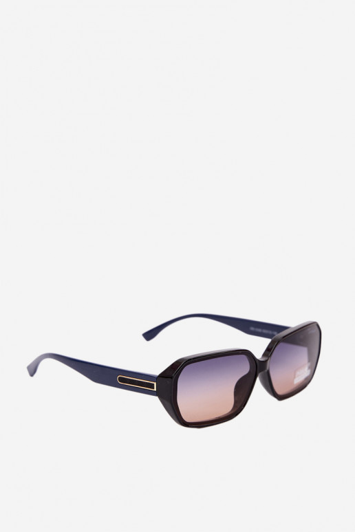 Óculos de sol femininos com filtro UV cor azul escuro