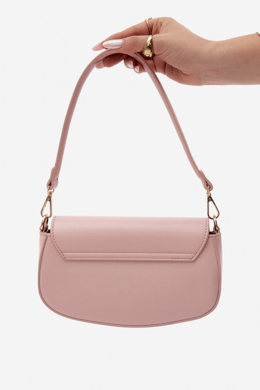 Pequena bolsa de couro sintético rosa Acacia
