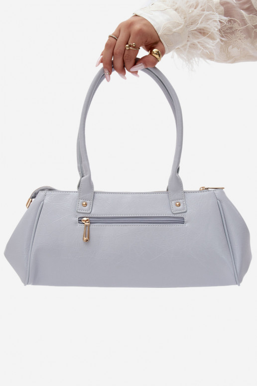 Bolsa de couro sintético azul Muni
