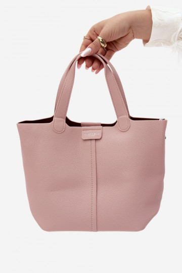 Bolsa de couro sintético rosa Blaire