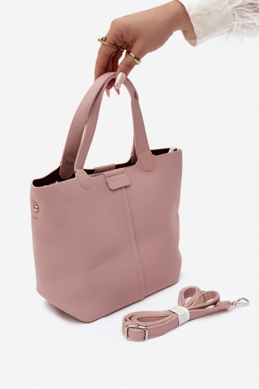 Bolsa de couro sintético rosa Blaire