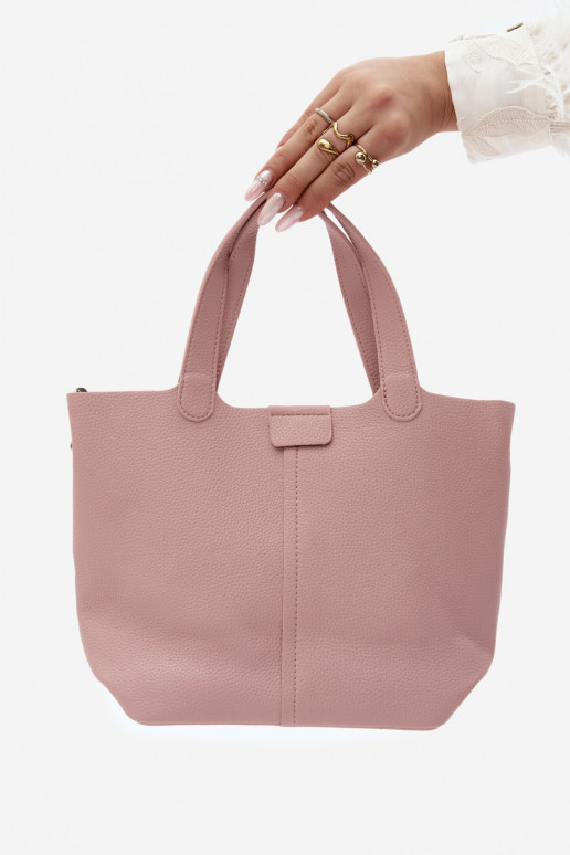 Bolsa de couro sintético rosa Blaire