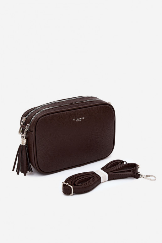 Bolsa de carteiro em couro sintético chocolate Daily