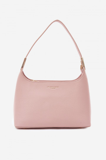 Bolsa de couro sintético em rosa Gretta