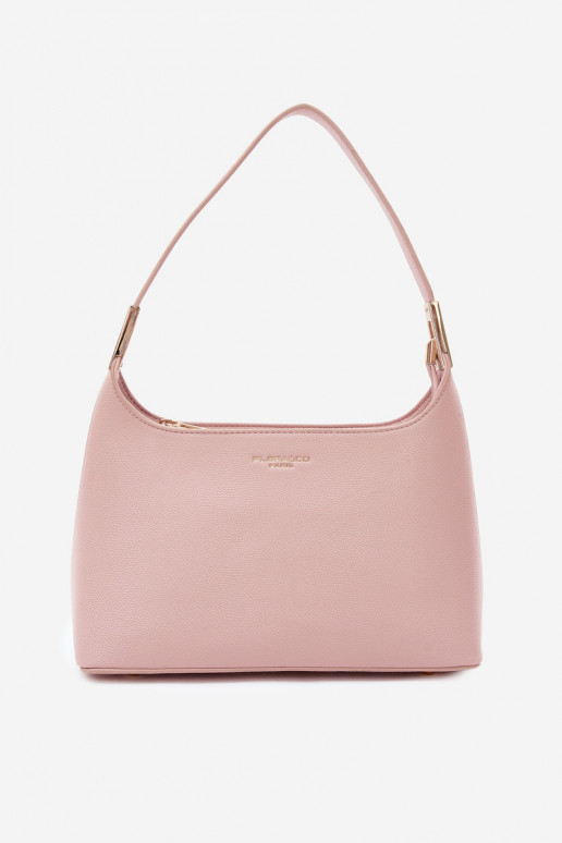 Bolsa de couro sintético em rosa Gretta