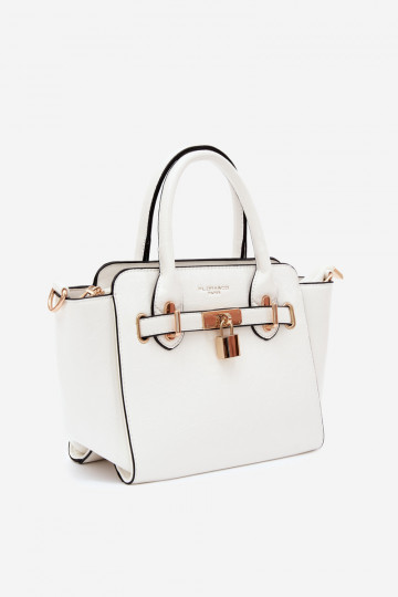 Bolsa tipo de couro sintético em branco Odelia 2
