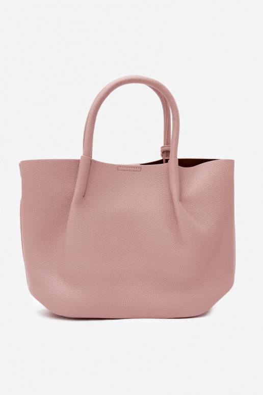 Bolsa de couro sintético em rosa Fleece