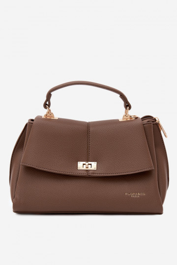 Bolsa feminina em couro sintético argila Sybella