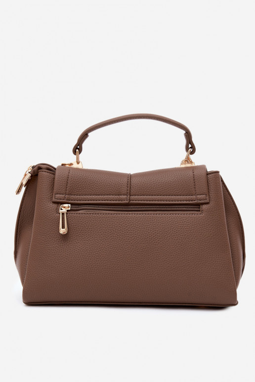 Bolsa feminina em couro sintético argila Sybella