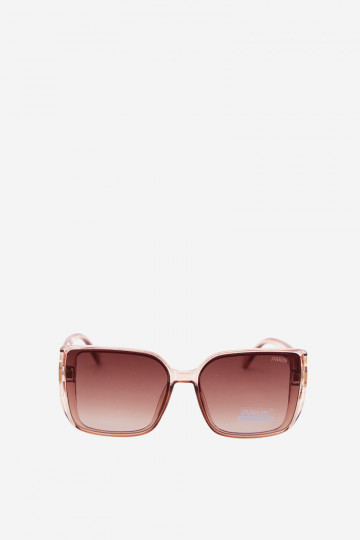 Óculos de sol com detalhes decorativos na cor rosa 2