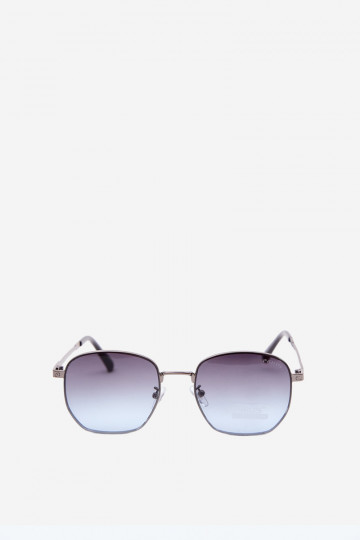 Óculos de sol com armação fina UV 400 na cor azul escuro 2