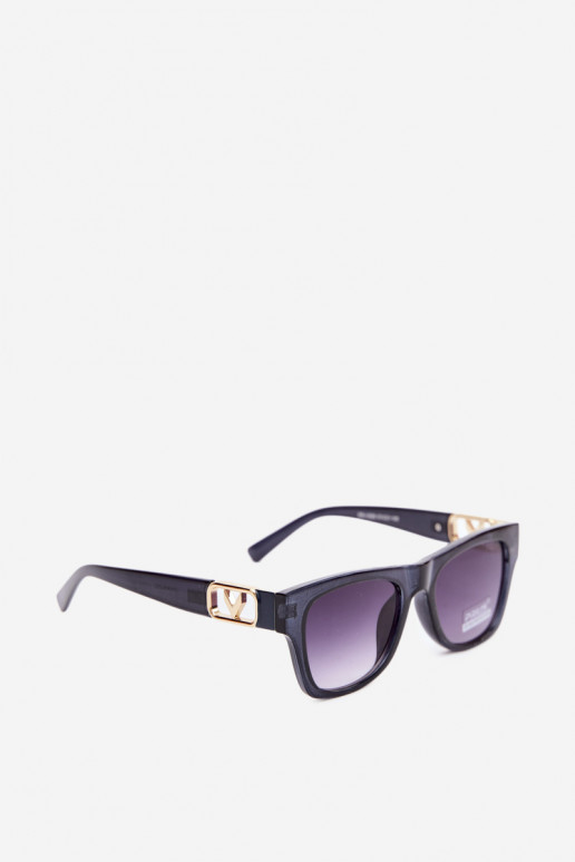 Óculos de sol femininos com filtro UV na cor azul escuro