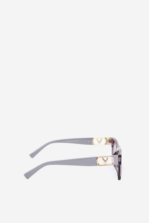 Óculos de sol femininos com filtro UV na cor cinza