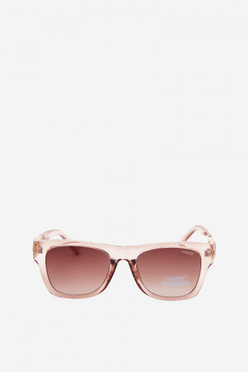 Óculos de sol femininos com filtro UV na cor rosa 2