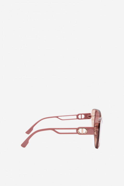 Óculos de sol femininos em estilo gato na cor rosa