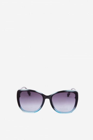 Óculos de sol femininos em estilo gato na cor azul 2