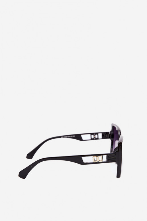 Óculos de sol femininos com filtro UV na cor preta