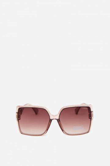 Óculos de sol femininos com filtro UV na cor rosa
