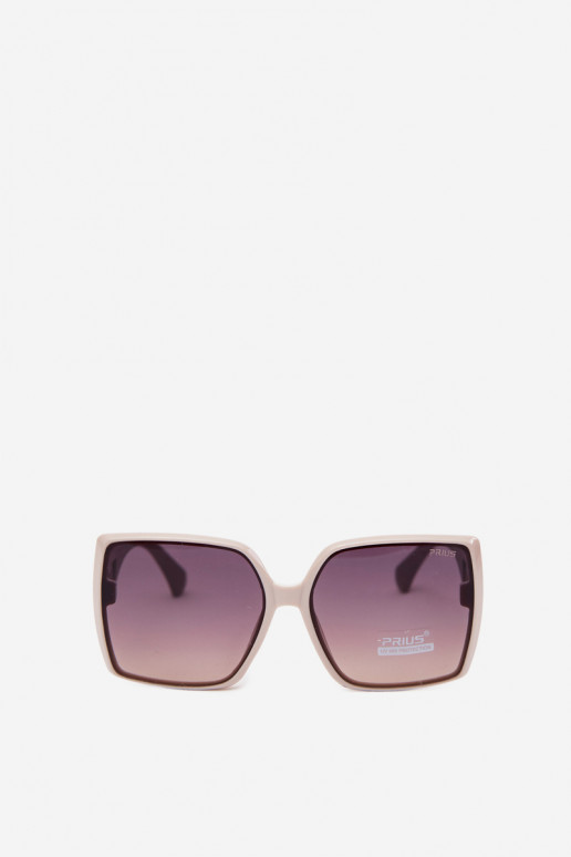 Óculos de sol femininos com filtro UV na cor areia