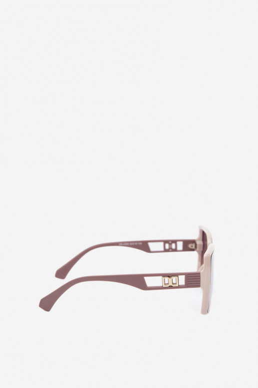 Óculos de sol femininos com filtro UV na cor areia